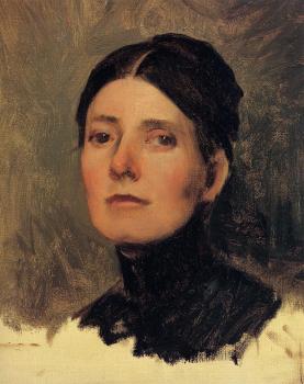 弗蘭尅 杜韋內尅 Portrait of Elizabeth Boott
